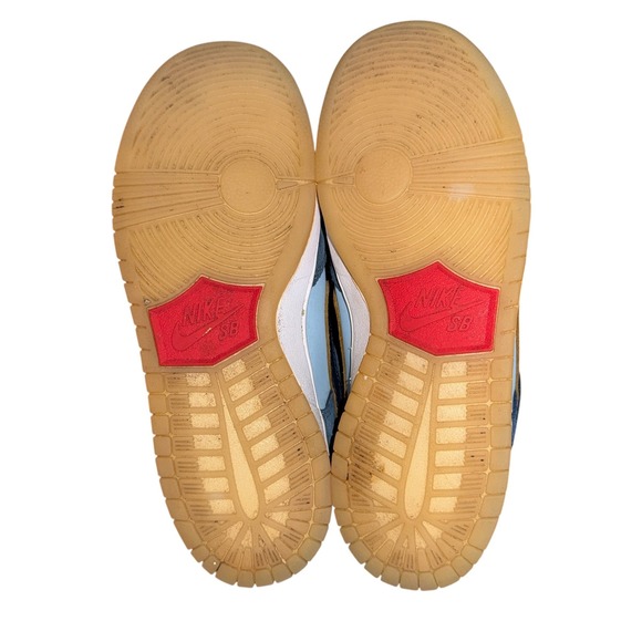 Nike SB Dunk Mens 7 Pre-Owned Low Pro QS Why So Sad? 'The Predatory Bird' Blue - Picture 16 of 17